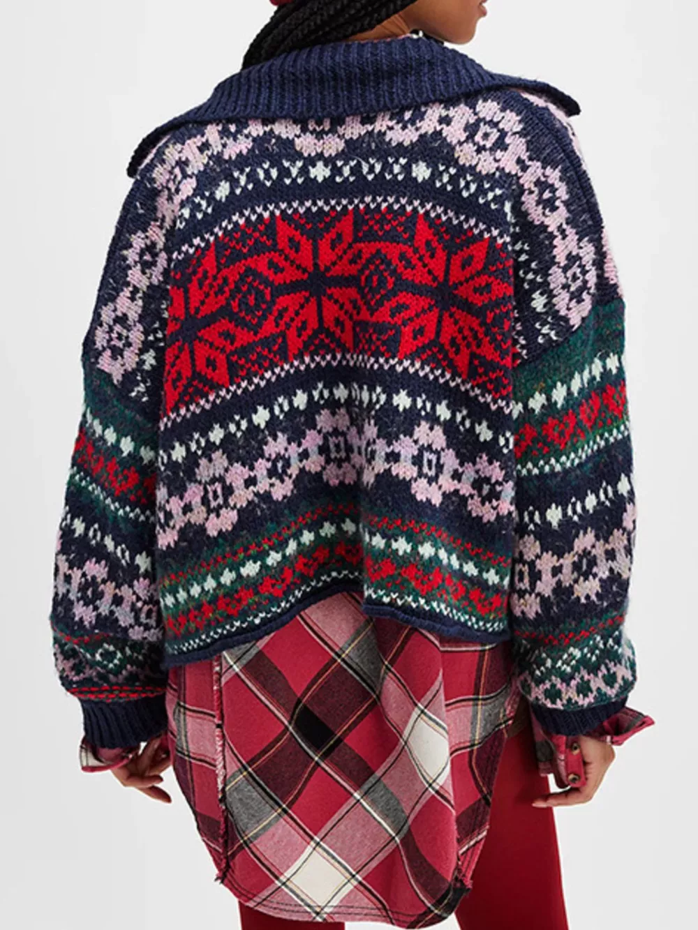 Vintage Button Up Knit Cardigan, image 5