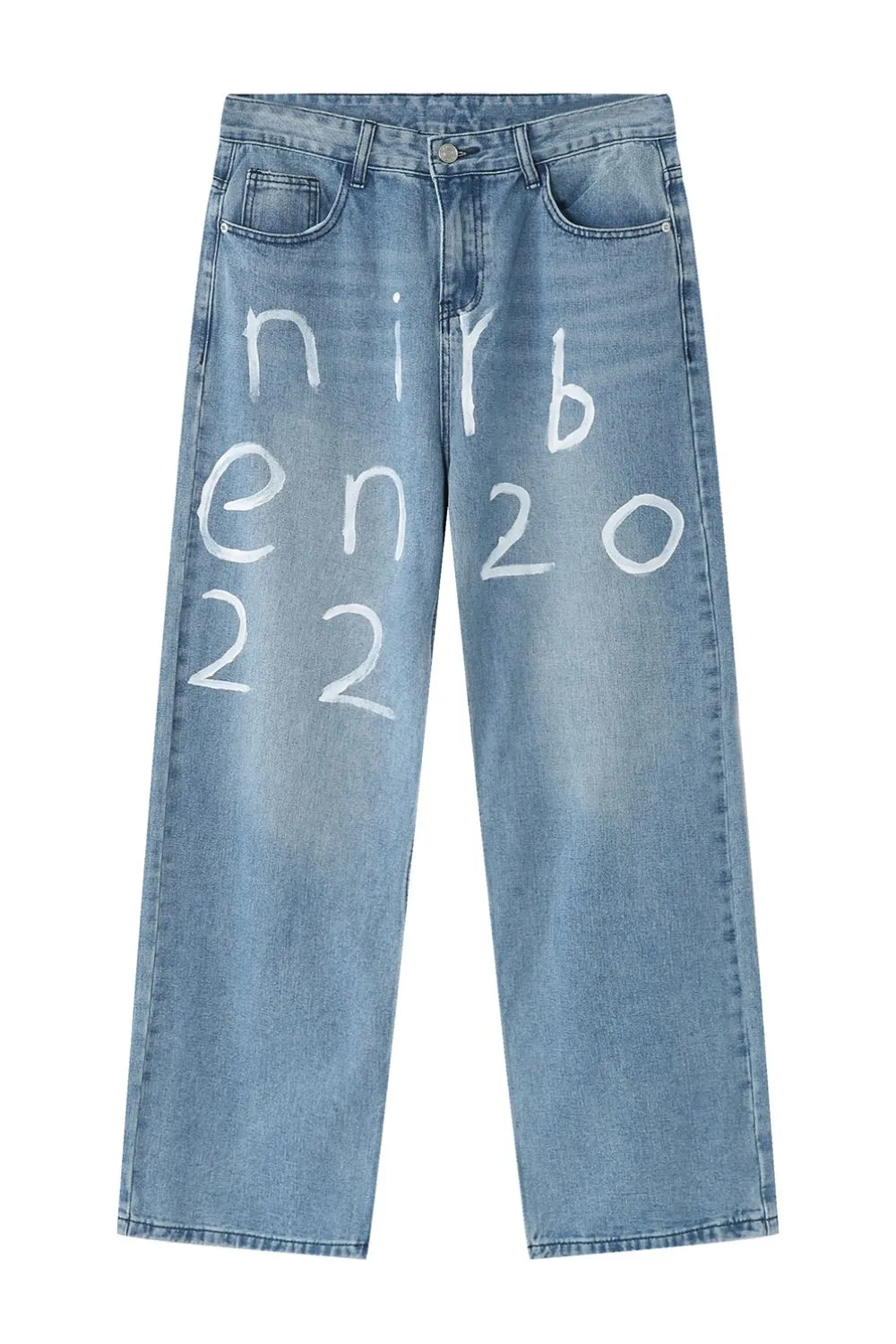 Men's Graffiti Wide Leg Jeans, image 5