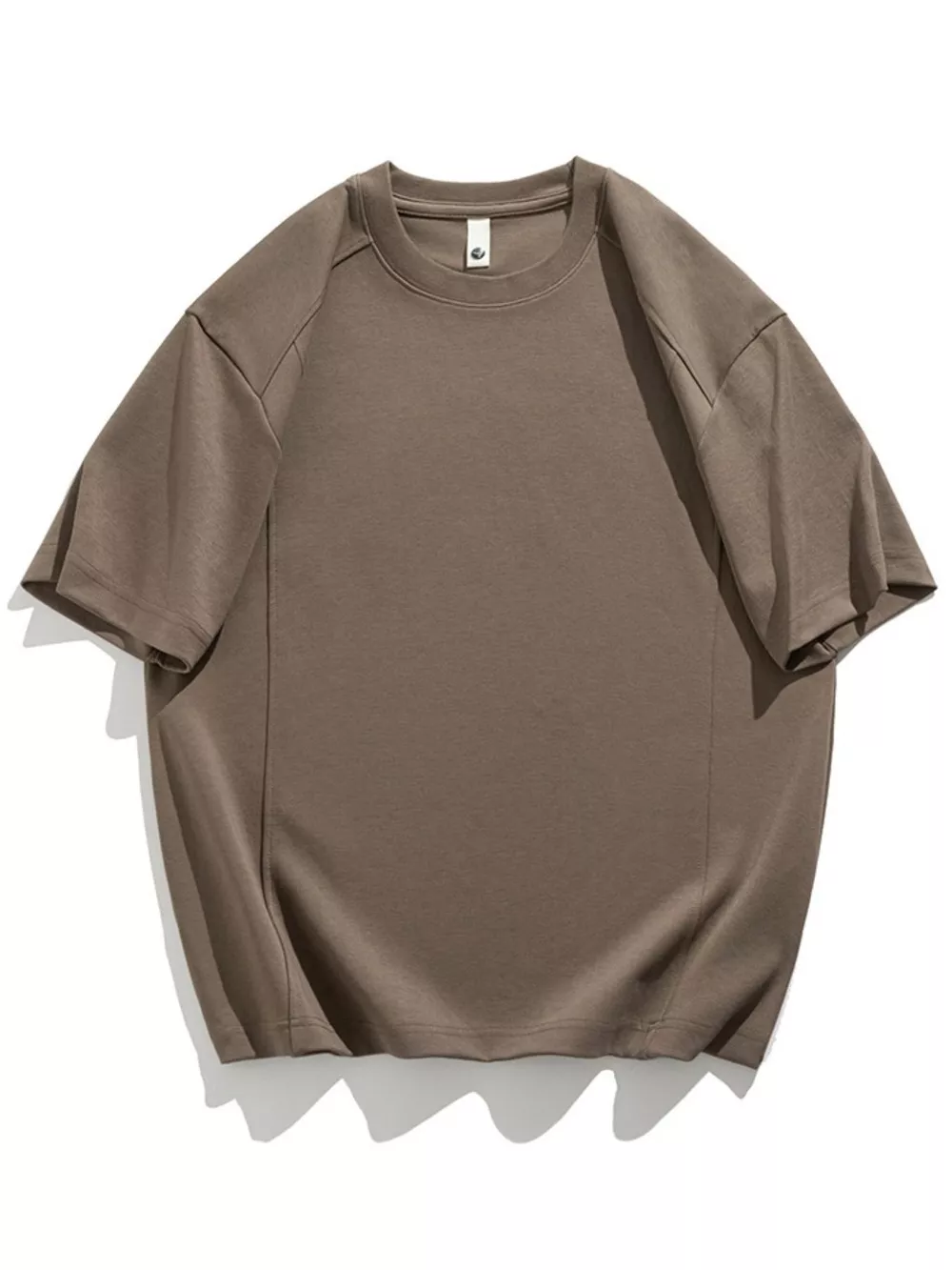 Men's Plus Size Oversized Solid Color Casual T-Shirt, image 12