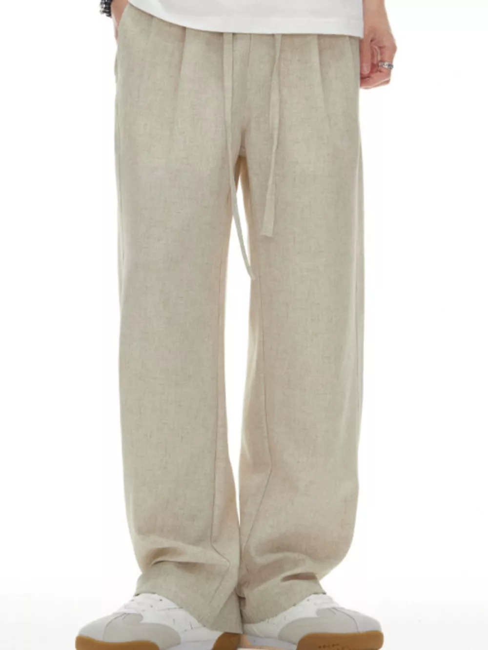 Men's Plus Size Wide Leg Pants