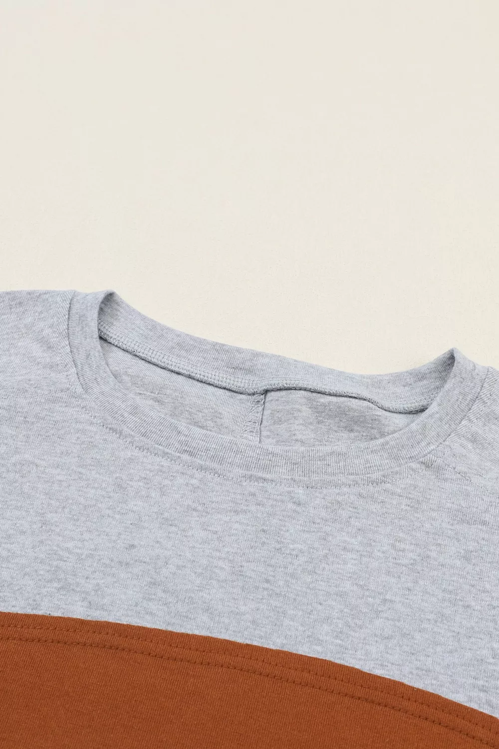 Colorblock Striped Bishop Sleeve Top, image 7