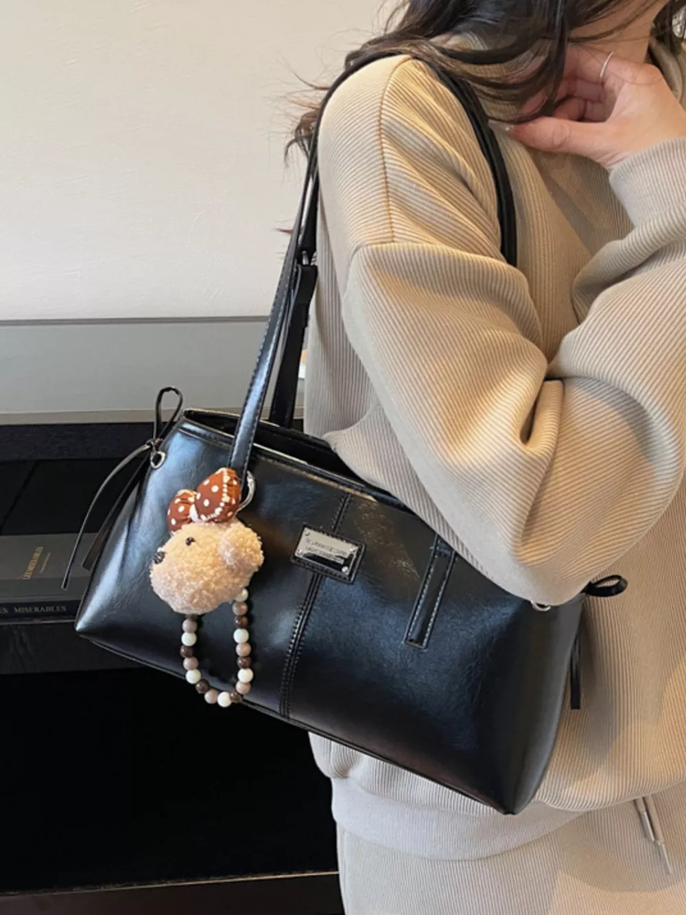 PU Leather Shoulder Bag
