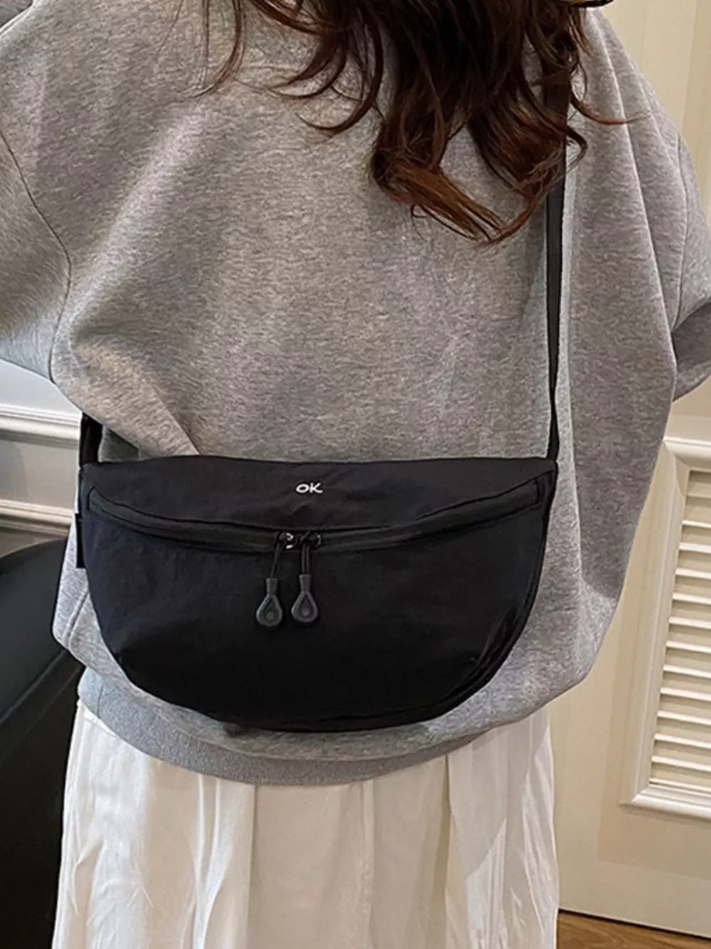 Lightweight Canvas Sling Bag, image 4