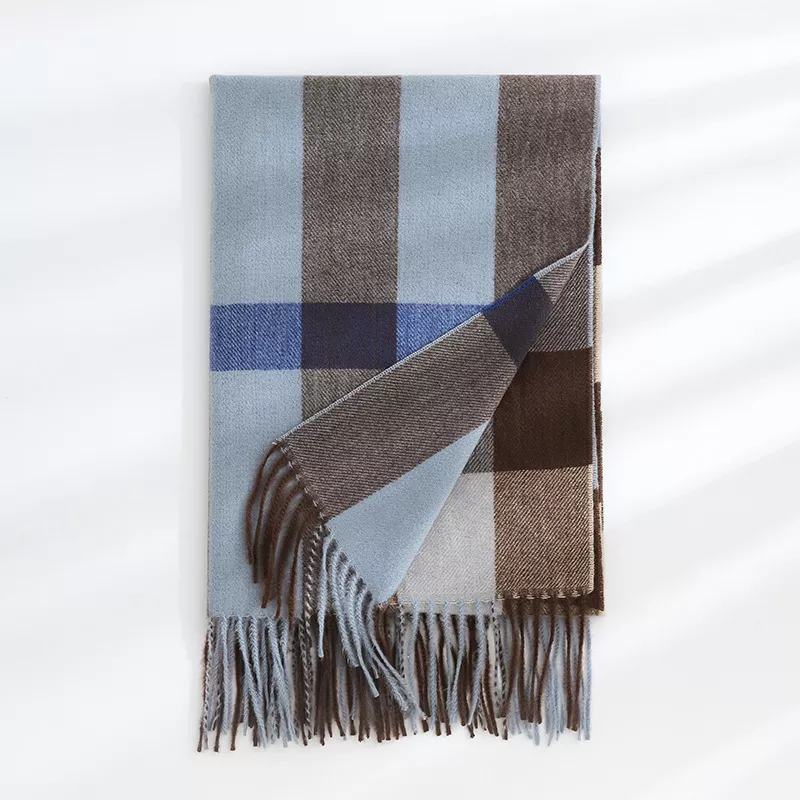 Plaid Tassel Scarf, image 5