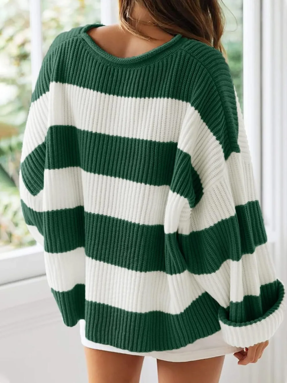 Round Neck Long Sleeve Sweater, image 20