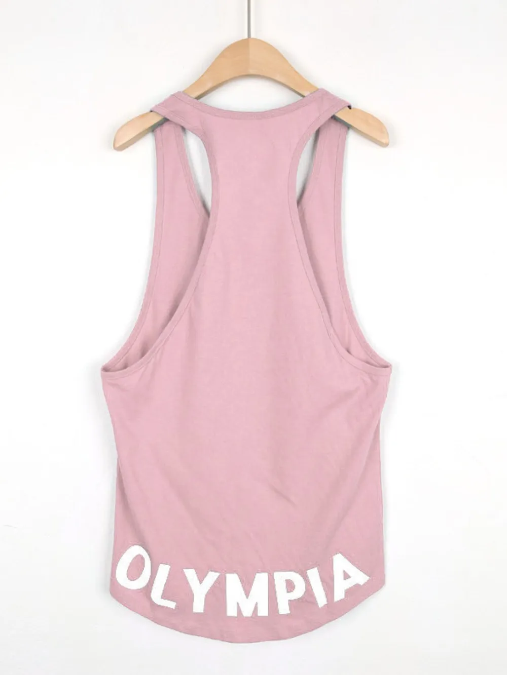 Men's Plus Size Letter Graphic Wide Strap Tank, image 9