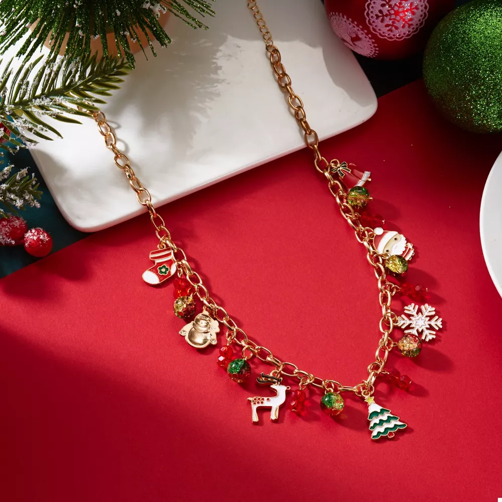 Christmas Themed Charm Necklace, image 7
