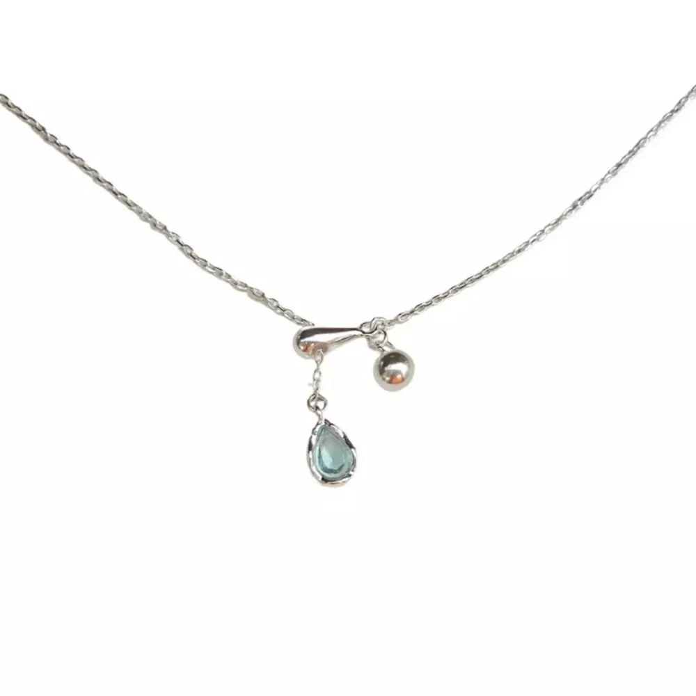 925 Sterling Silver Y-Shaped Drop Necklace, image 5