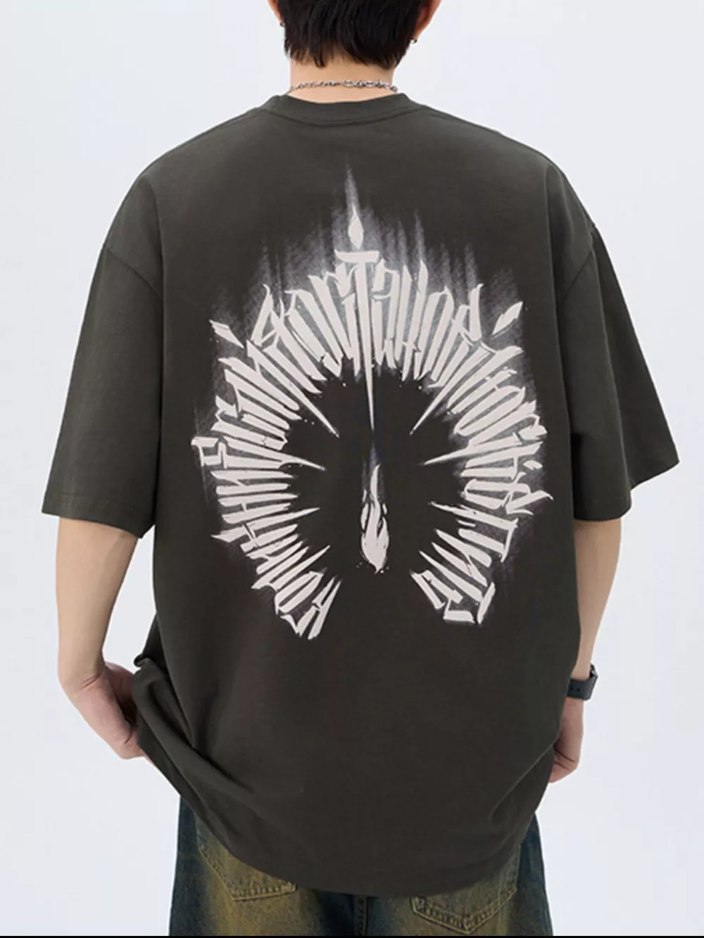 Men's Plus Size Round Neck Short Sleeve T-Shirt, image 5