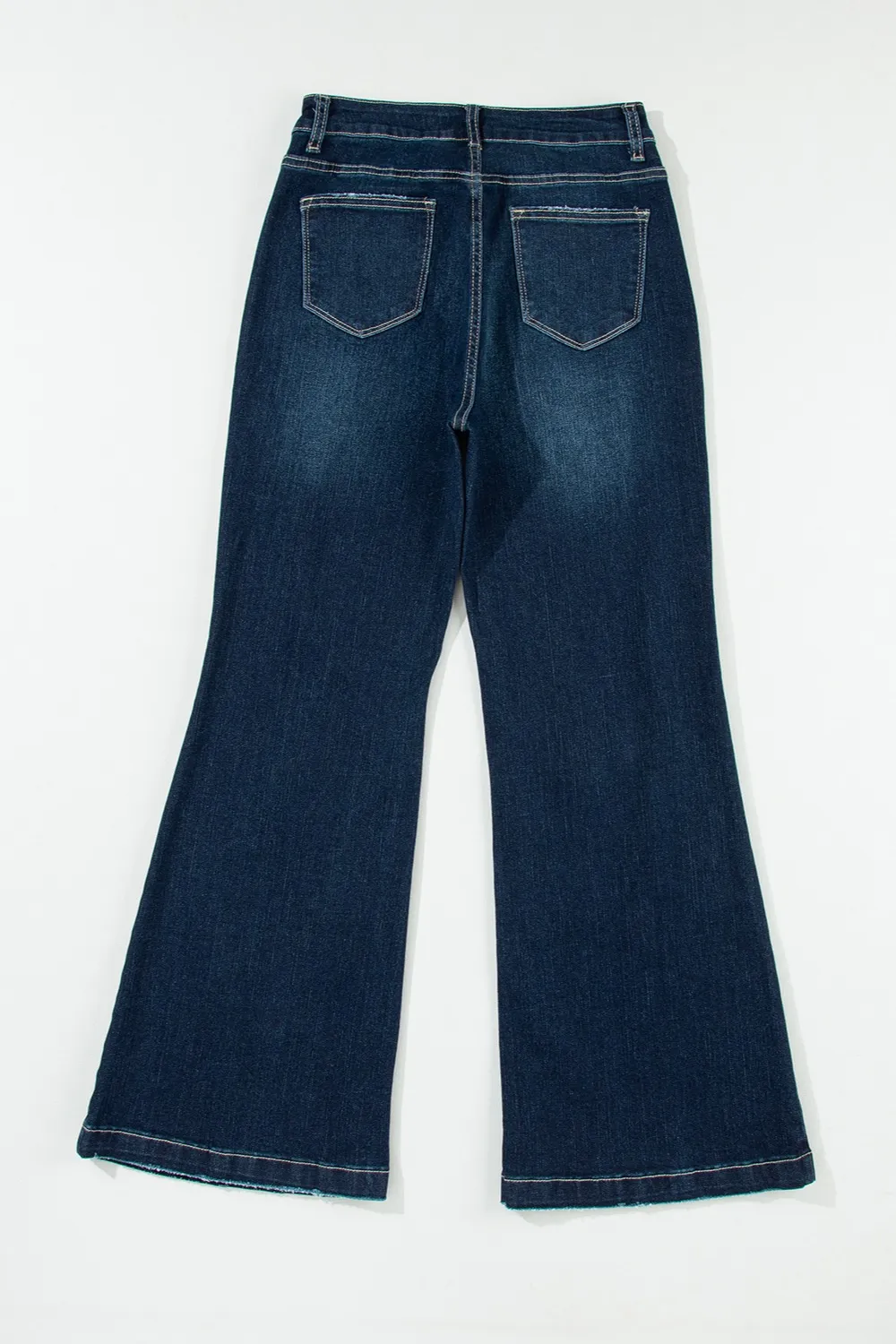 Distressed Wide Leg Jeans with Pockets, image 2