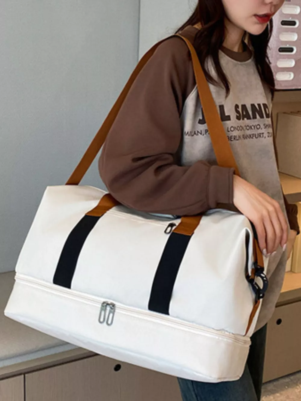 Multifunctional Waterproof Travel Duffel Bag, image 2