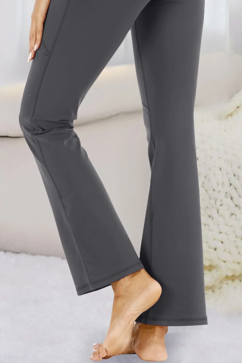 Pocketed High Waist Active Pants, image 9