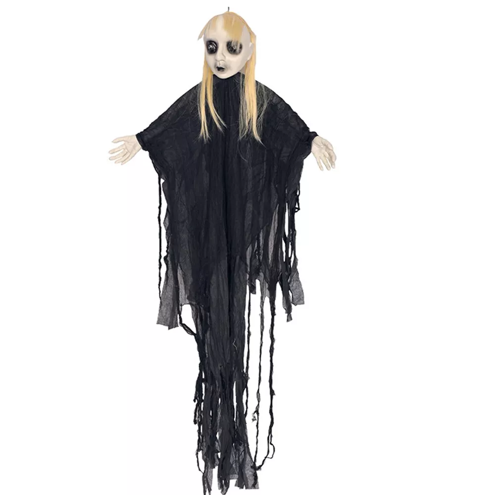Halloween Hanging Ghost with Glowing Eyes, image 5