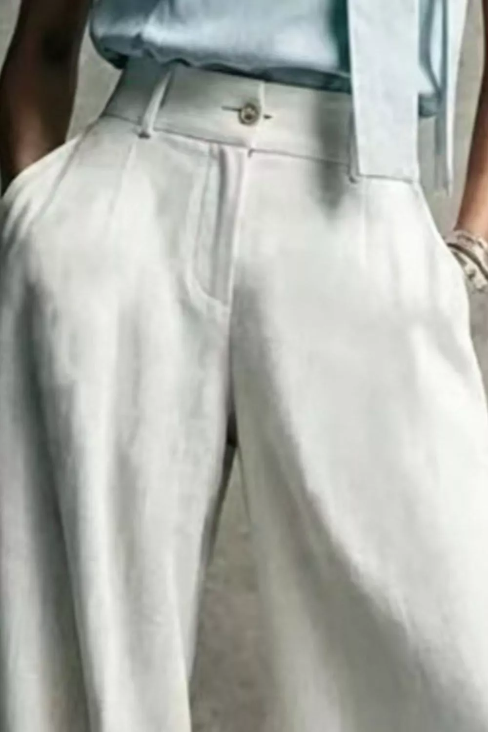 High-Waisted Wide-Leg Pants, image 3
