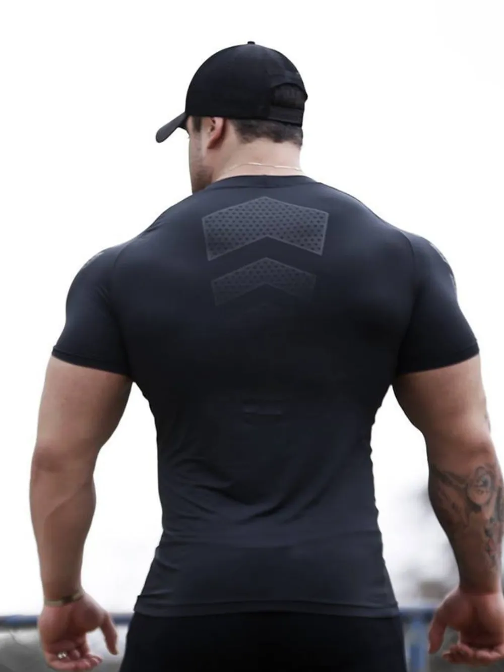 Men's Plus Size Round Neck Short Sleeve T-Shirt, image 4