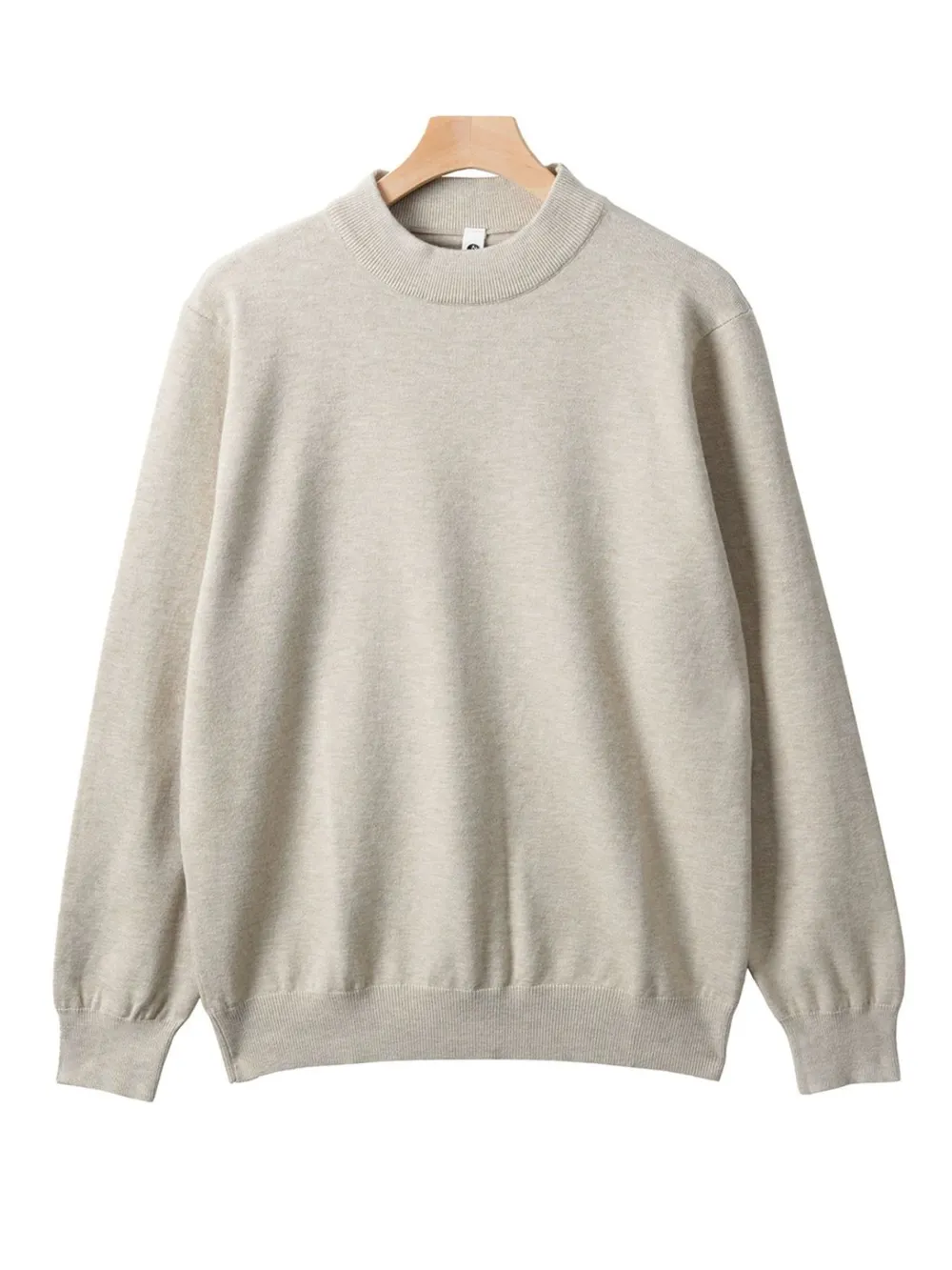 Men's Plus Size Round Neck Long Sleeve Sweater, image 3