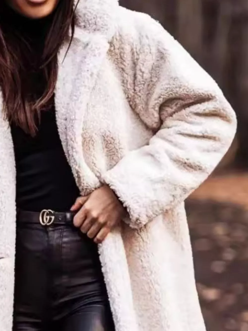 Teddy Bear Hooded Longline Outerwear, image 14
