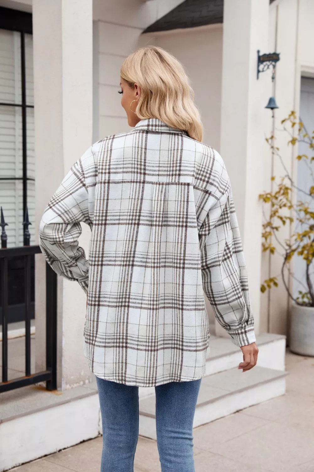 Casual Plaid Long Sleeve Shirt, image 10