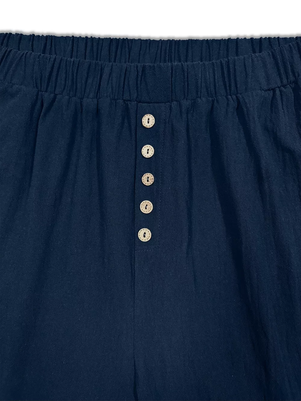 Plus Size Elastic Waist Casual Shorts, image 5