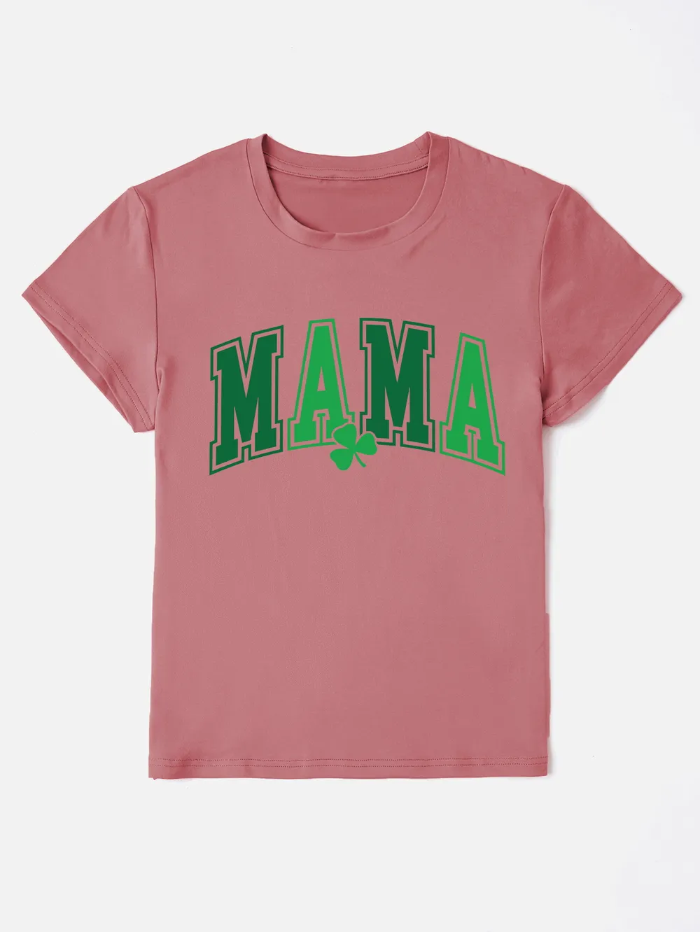 MAMA Round Neck Short Sleeve T-Shirt, image 16