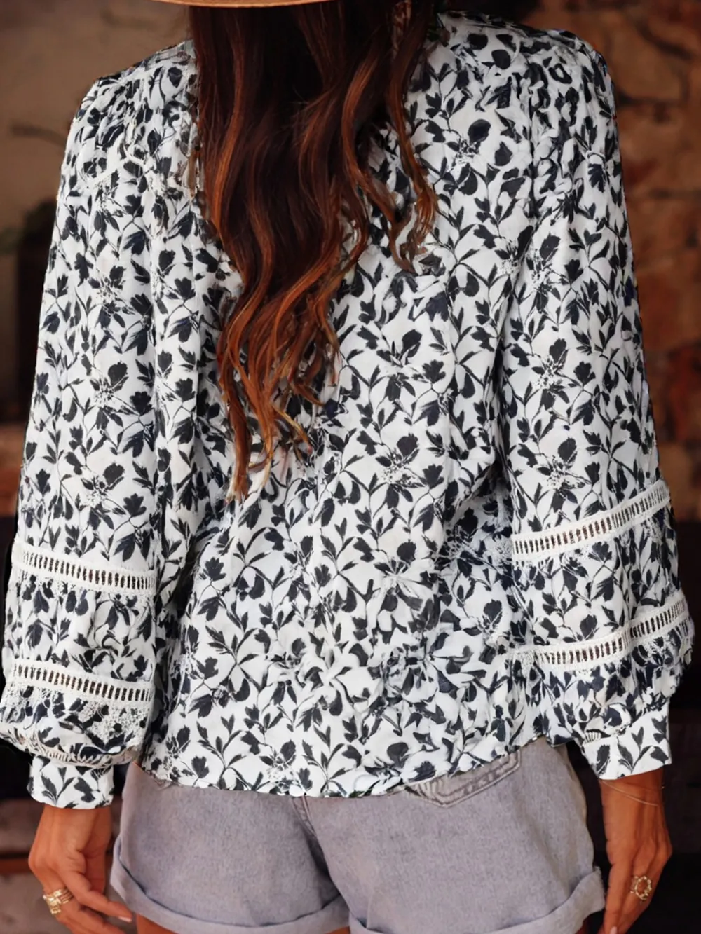 Floral Button Down Long Sleeve Shirt, image 6
