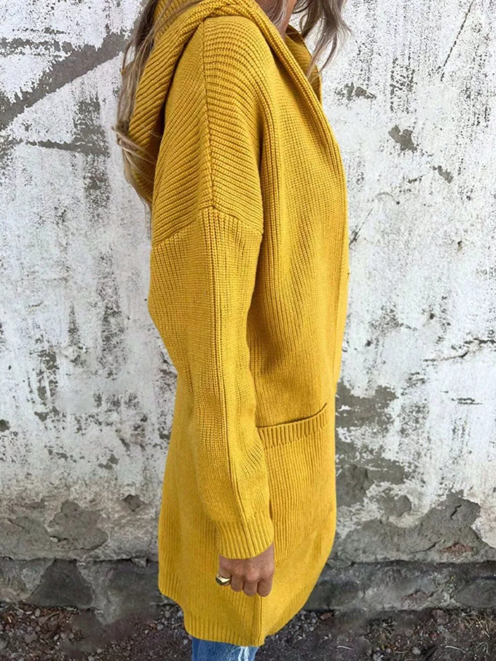 Full Size Button-Down Hooded Cardigan Plus Size, image 12