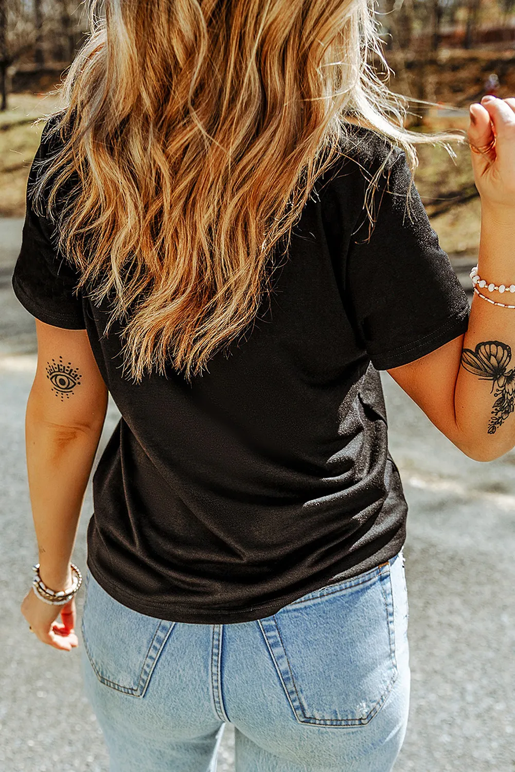 Full Size Ghost Round Neck Short Sleeve T-Shirt, image 3