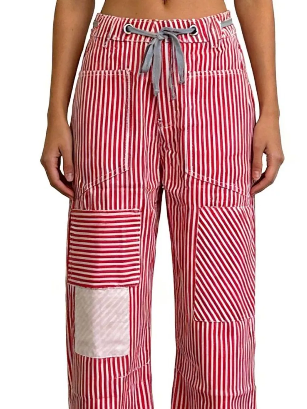 Striped Wide-Leg Pants, image 3