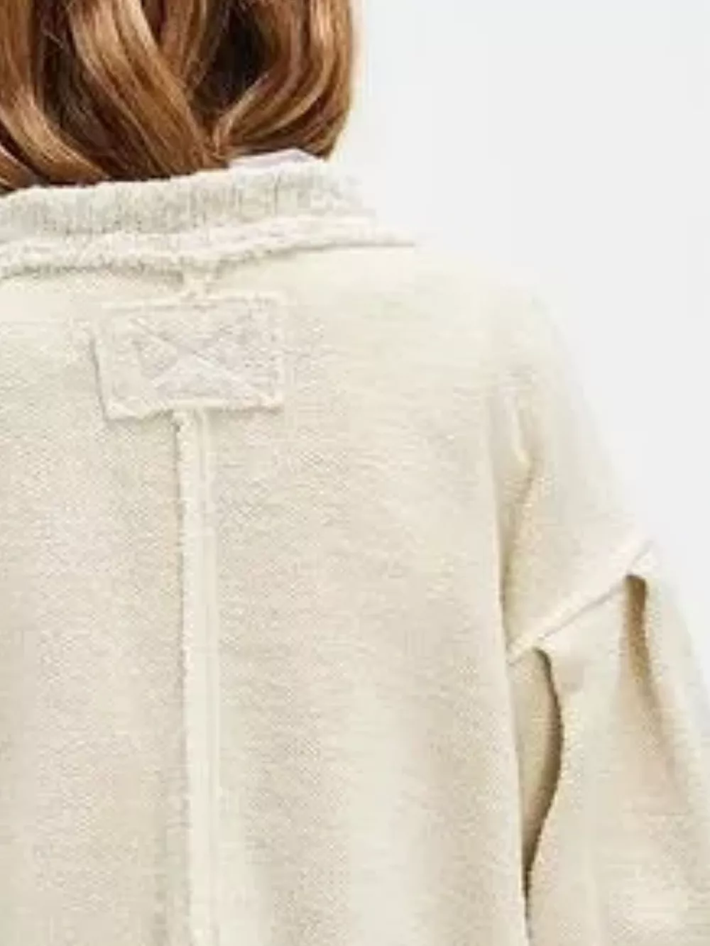 Snap Down Dropped Shoulder Cardigan, image 12