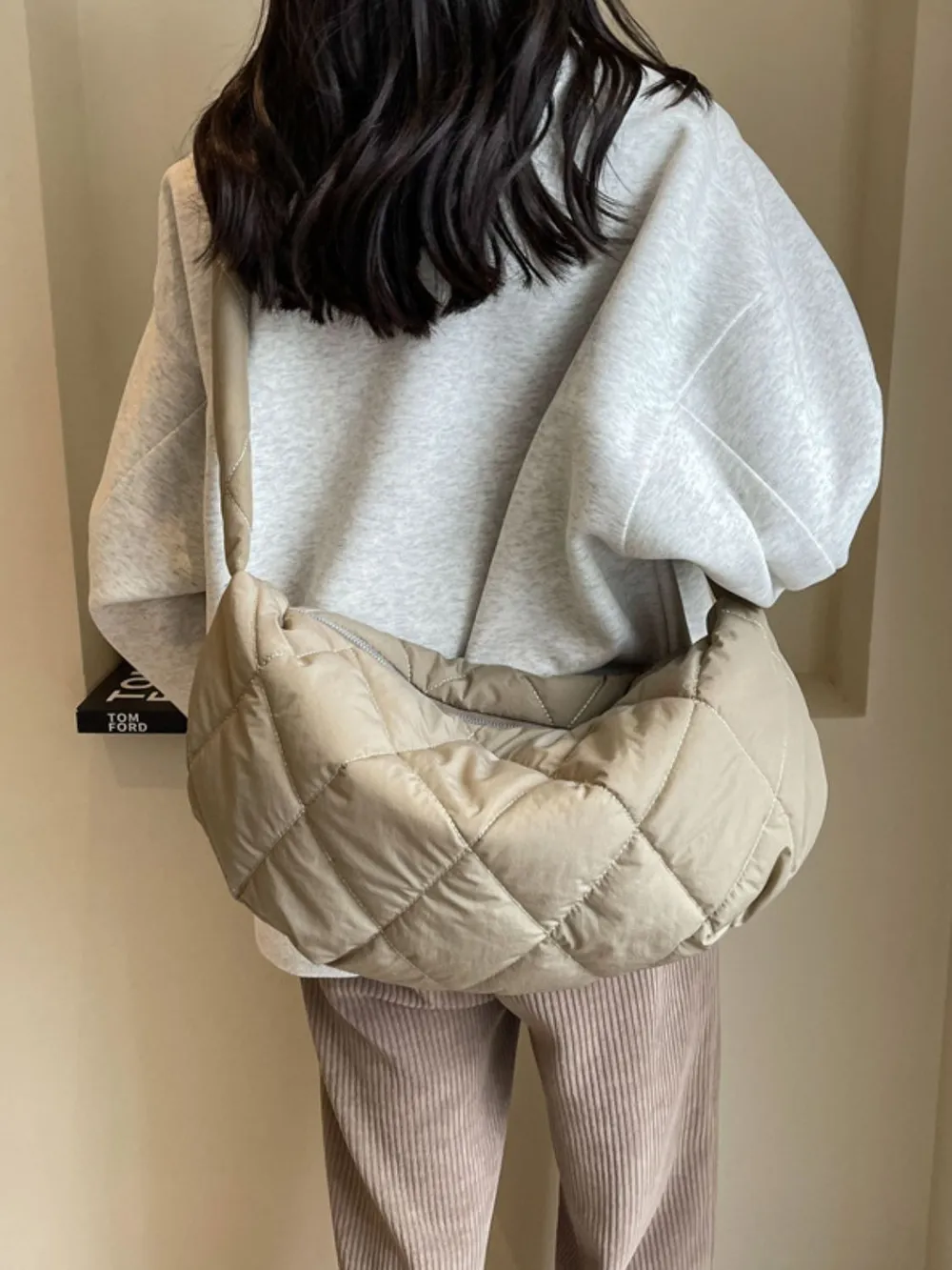 Quilted Polyester Crossbody Bag, image 15