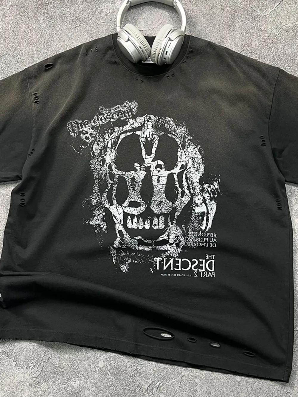 Men's Graphic Round Neck Half Sleeve T-Shirt, image 2