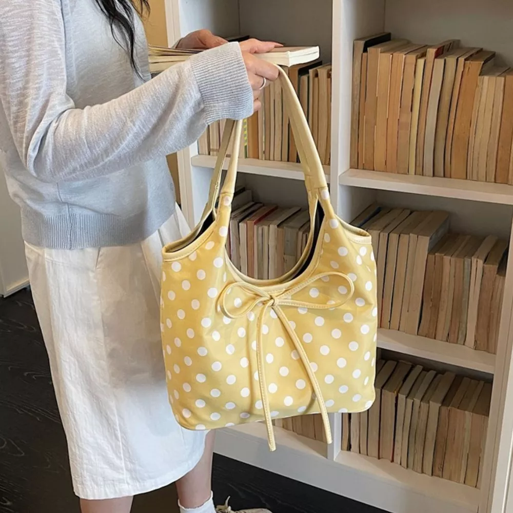 Polka Dot Bowknot Shoulder Bag, image 5