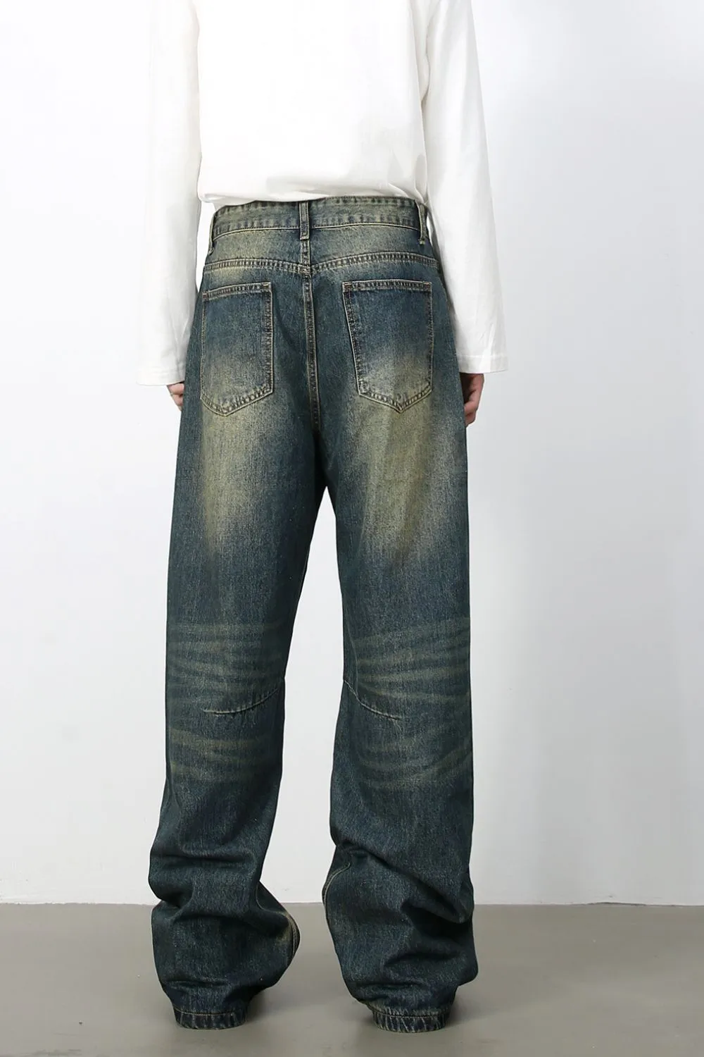 Men's Wide Leg Jeans, image 2