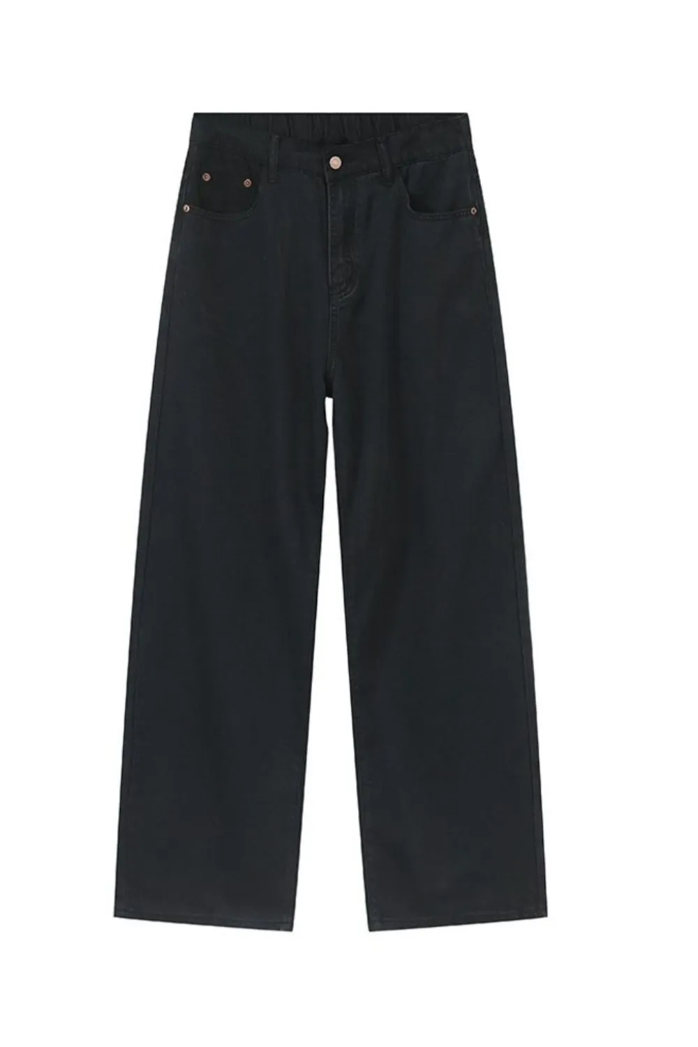 Men's Washed Straight Jeans, image 7