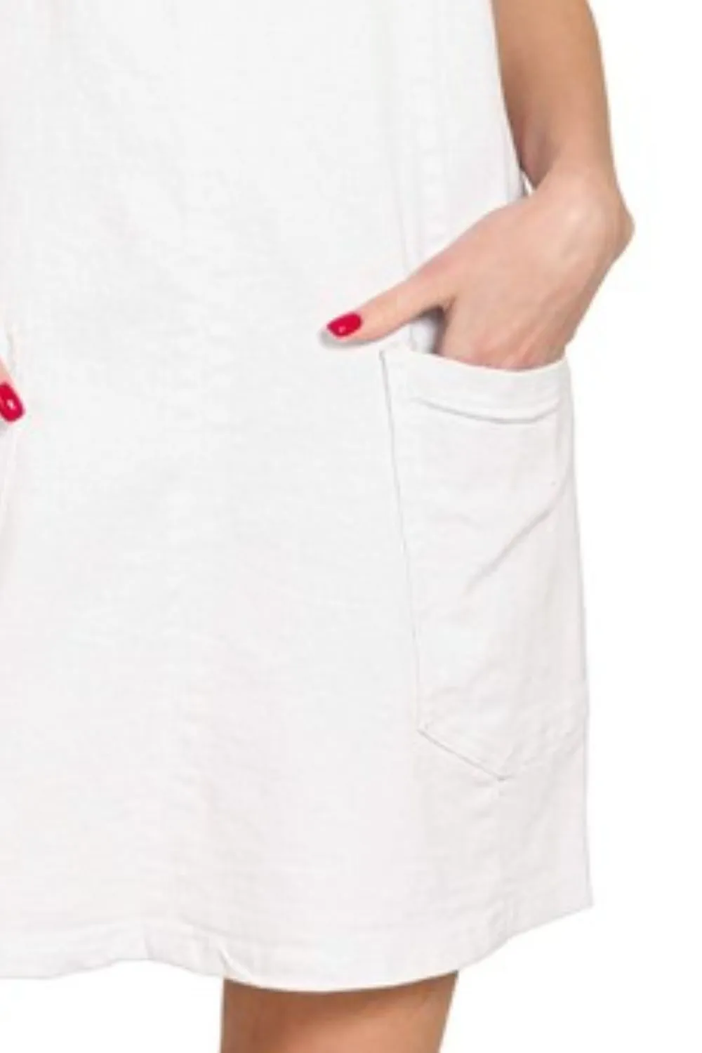 Washed Adjustable Strap Denim Overall Dress, image 3
