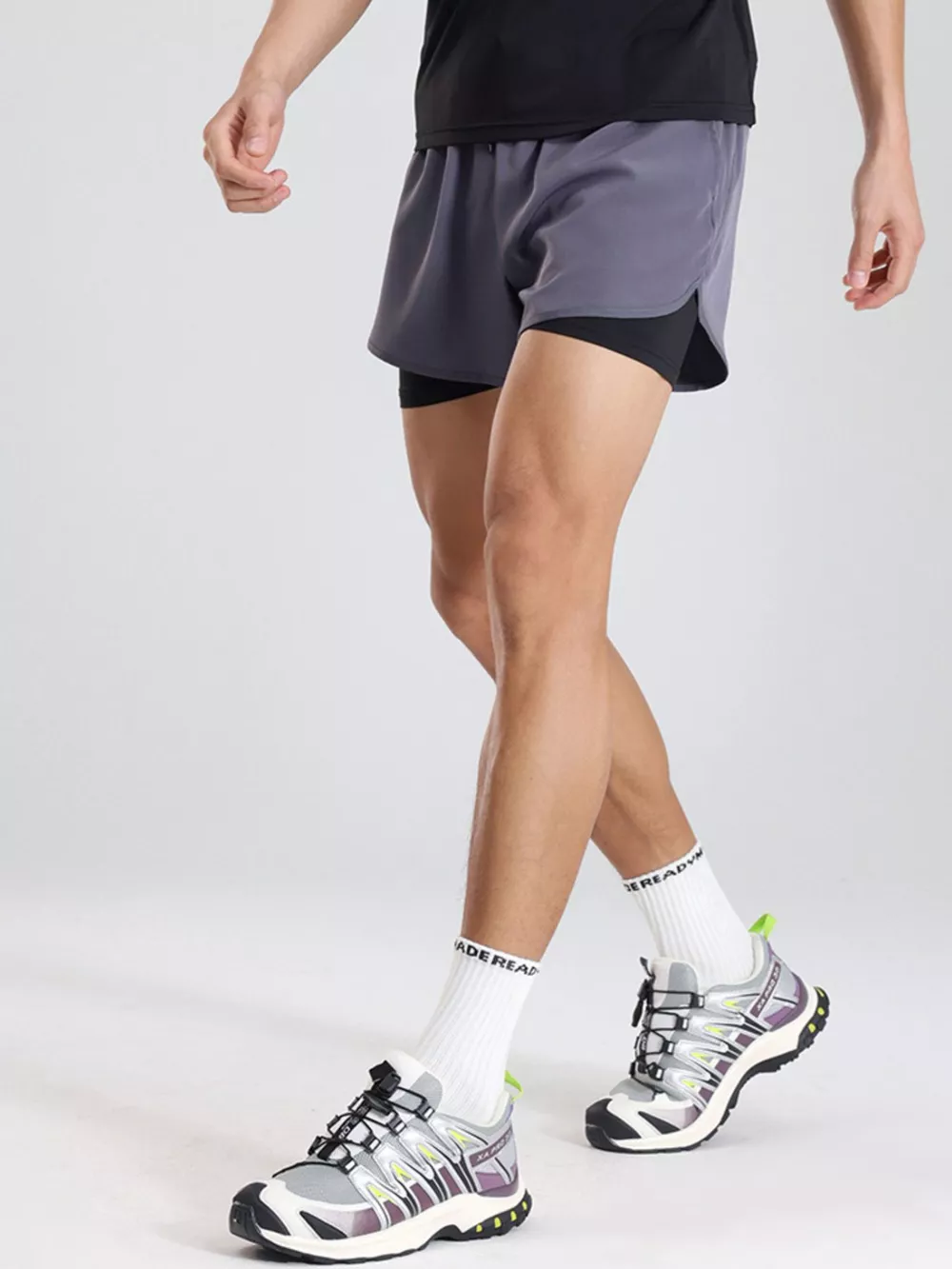 Men's Plus Size Drawstring Active Shorts, image 6