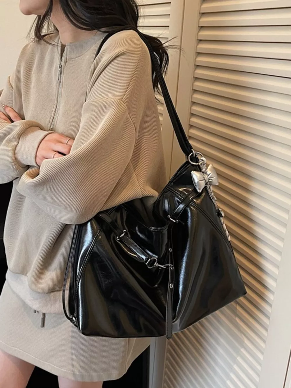 PU Leather Shoulder Bag, image 2