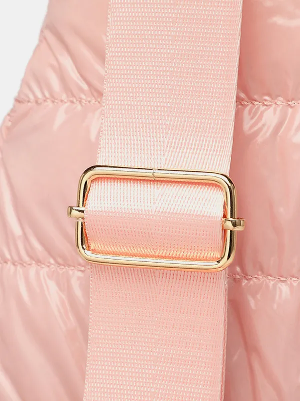 Quilted Adjustable Strap Puffy Sling Bag, image 10