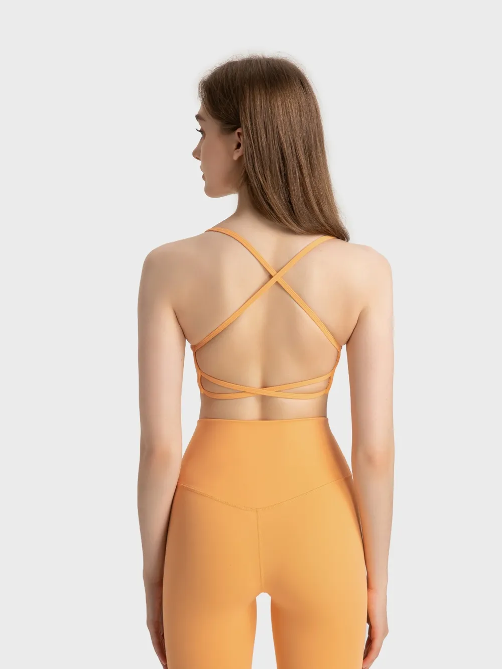 Crisscross Back Scoop Neck Active Cami with Detachable Chest Pads, image 12
