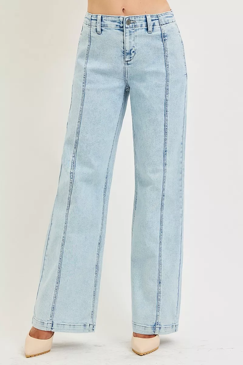 Slouchy Wide Leg Jeans