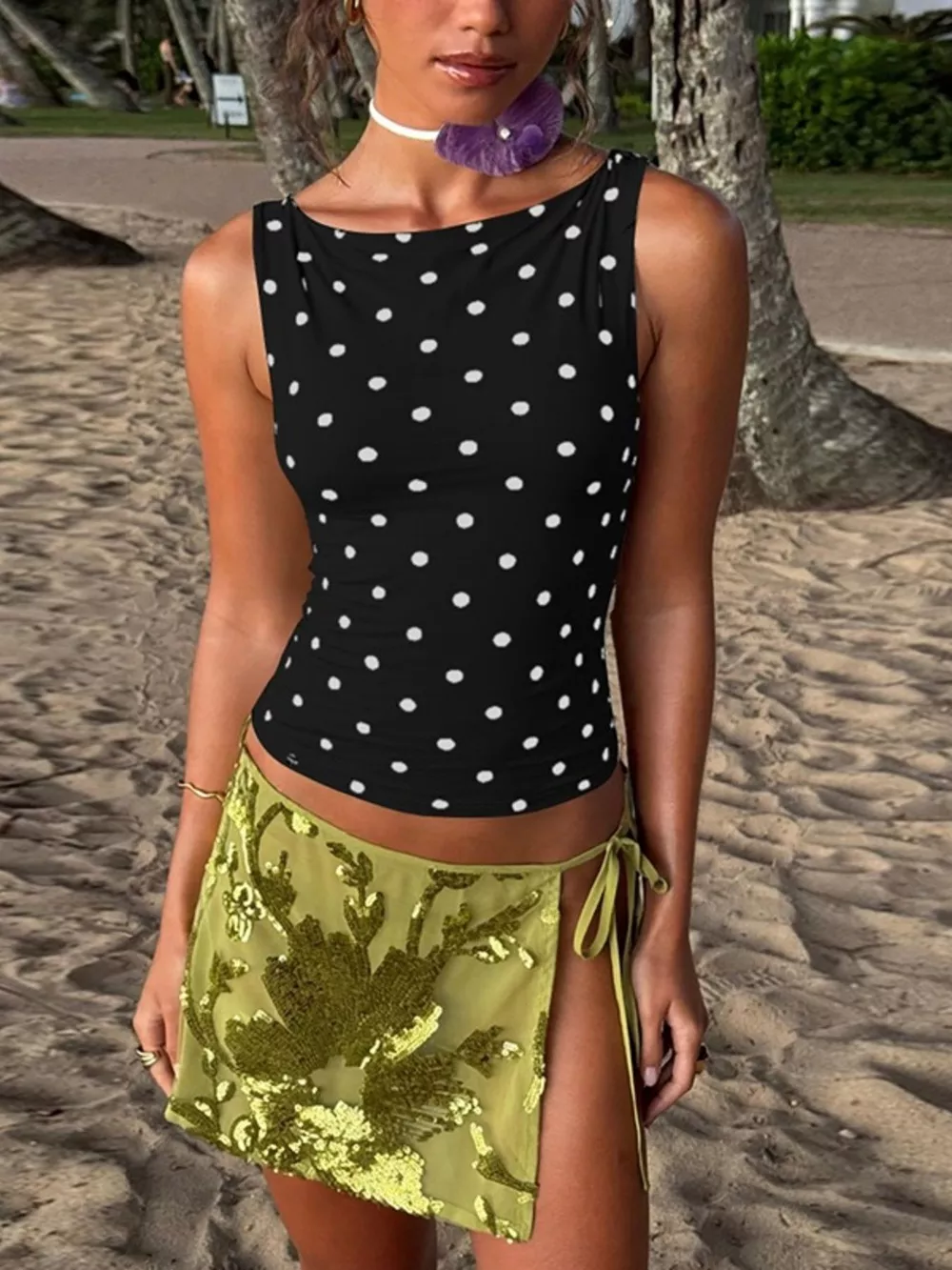 Polka Dot Tank Top, image 13