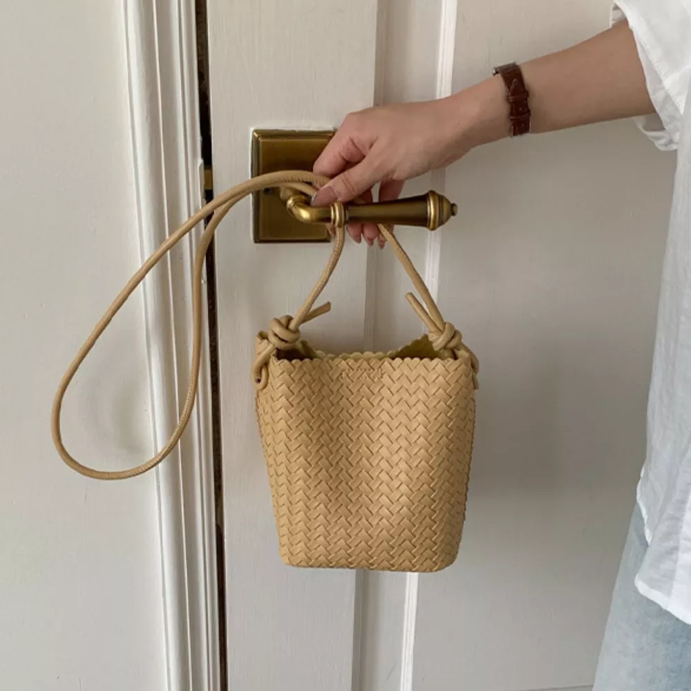 Woven Straw Crossbody Bag, image 6