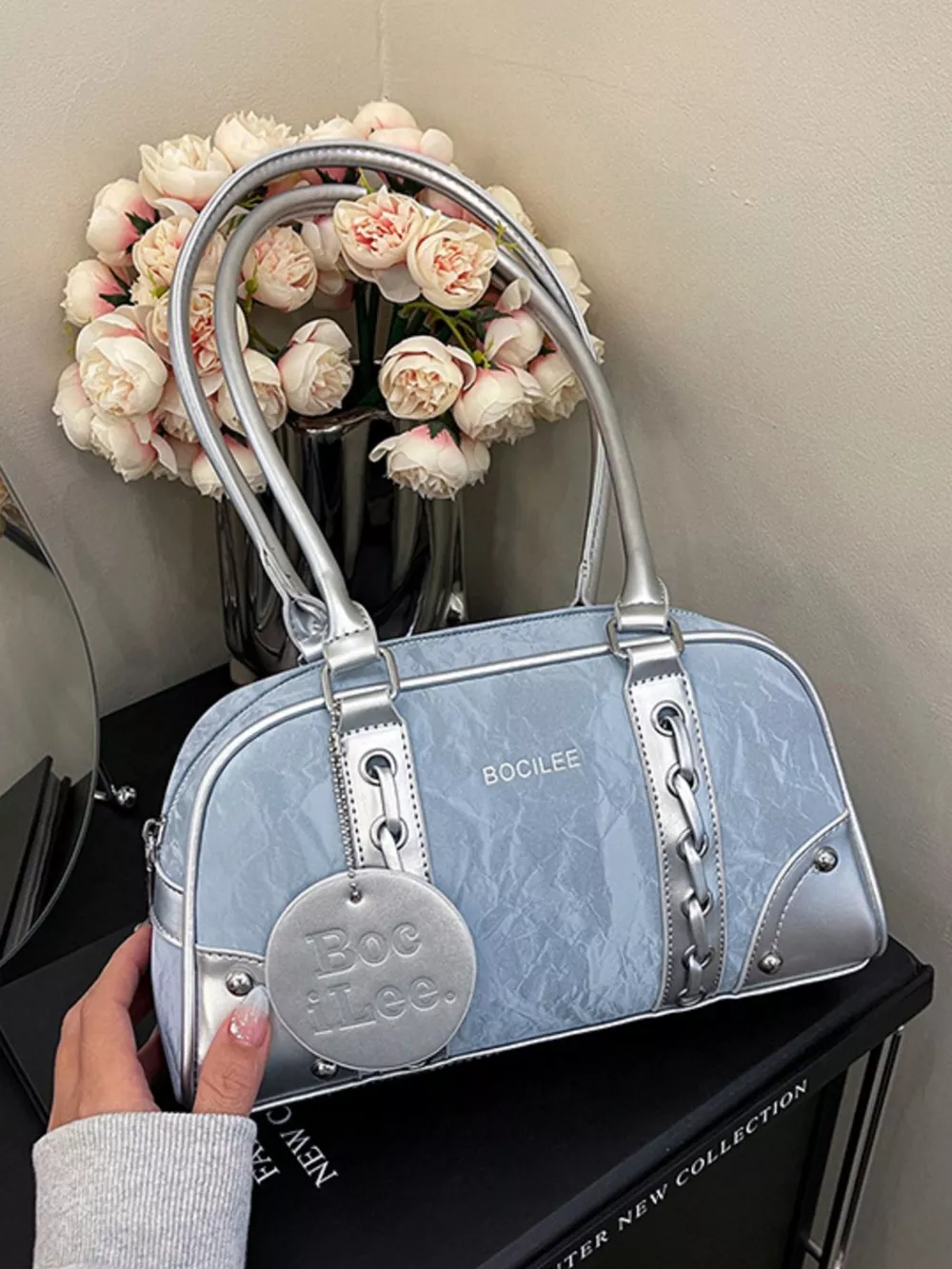 Top Handle Shoulder Bag, image 2