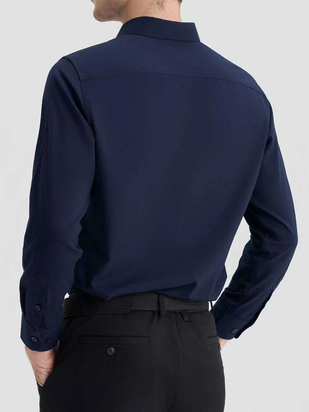 Men's Full Size Slim Fit Long Sleeve Shirt Plus Size, image 6