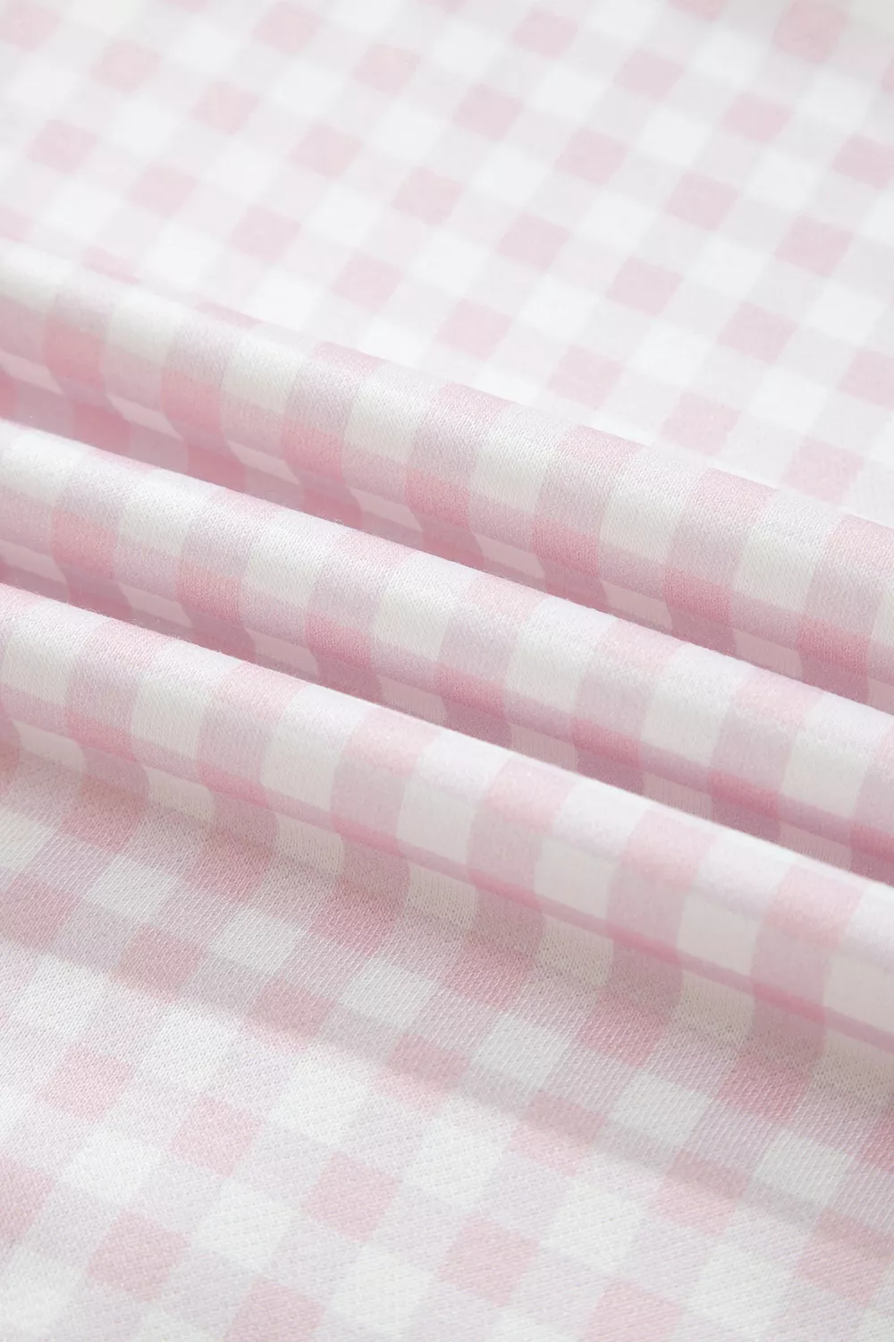 Gingham Long Sleeve Sweatshirt and Shorts Set, image 17