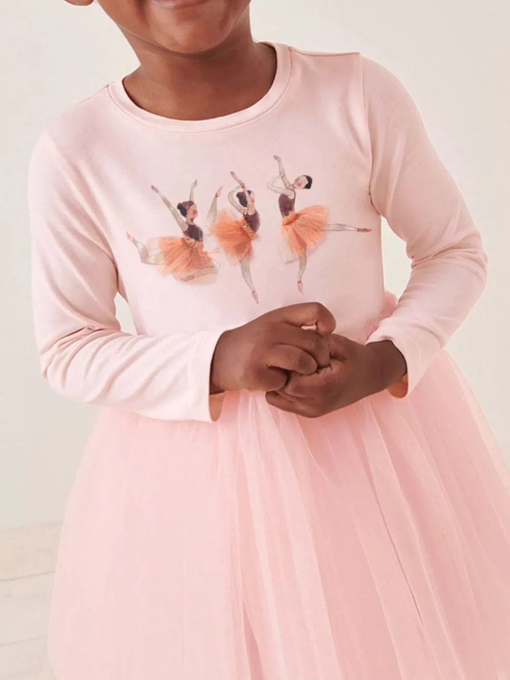 Children's Ballerina Long Sleeve Tulle Dress