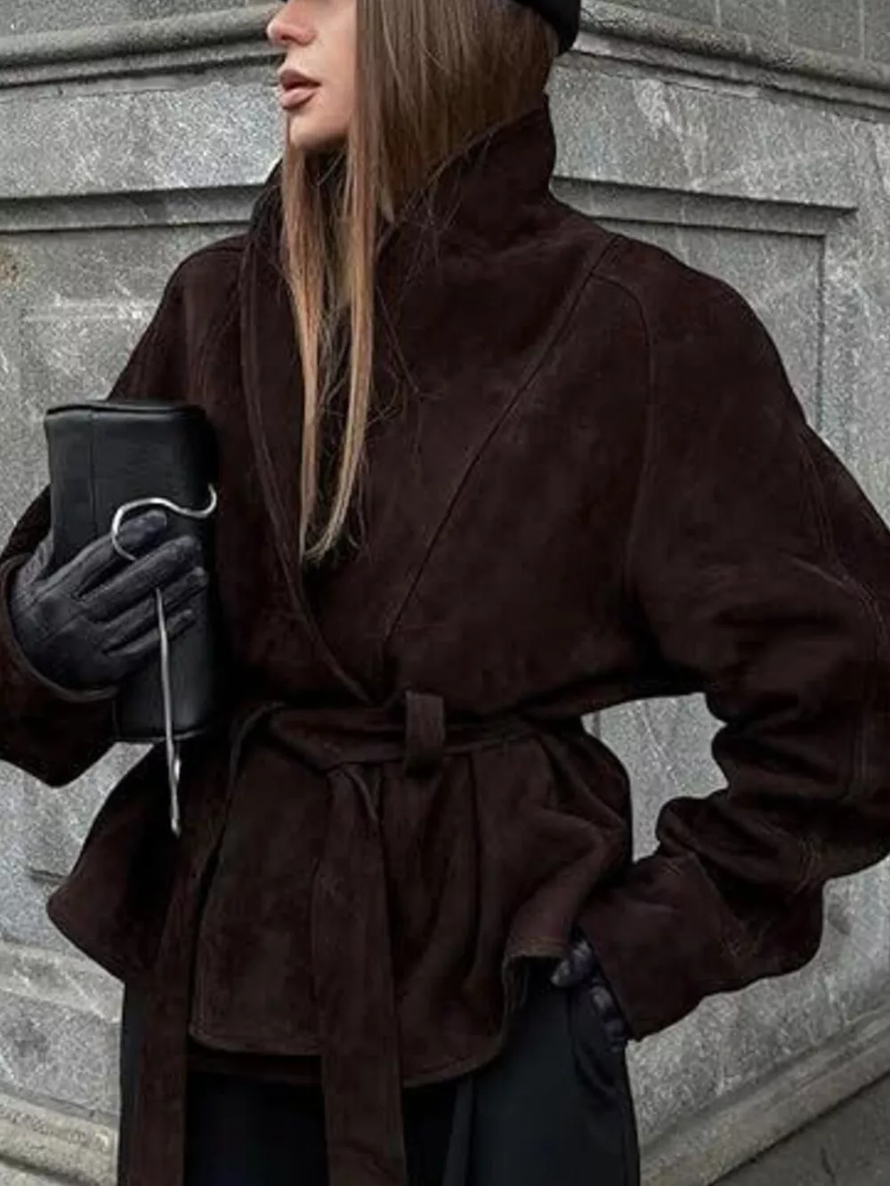 Tie Waist Vintage Style Jacket, image 3