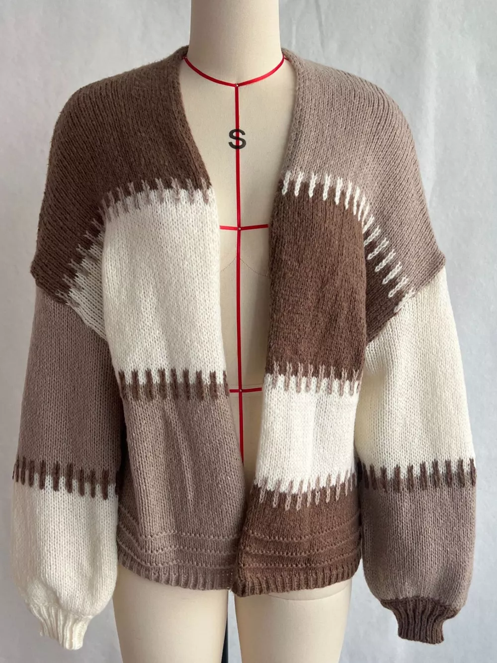 Color-Block V-Neck Cardigan, image 6