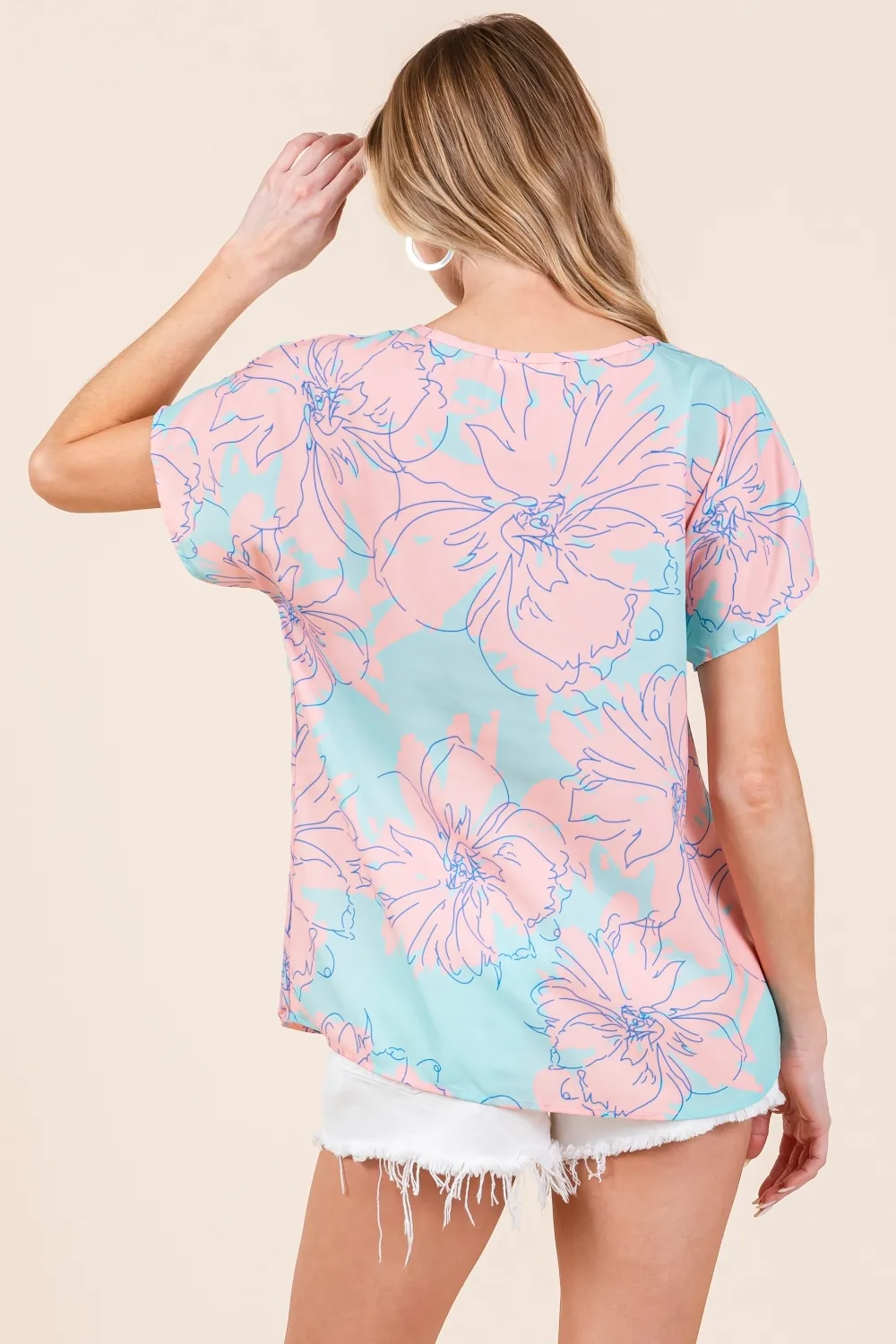 Floral Short Sleeve T-Shirt, image 2