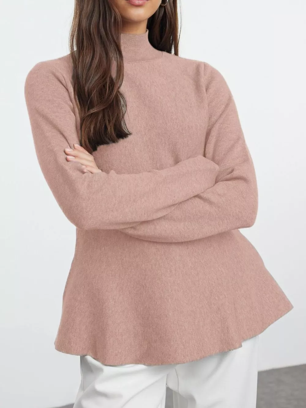 Mock Neck Long Sleeve Sweater, image 10